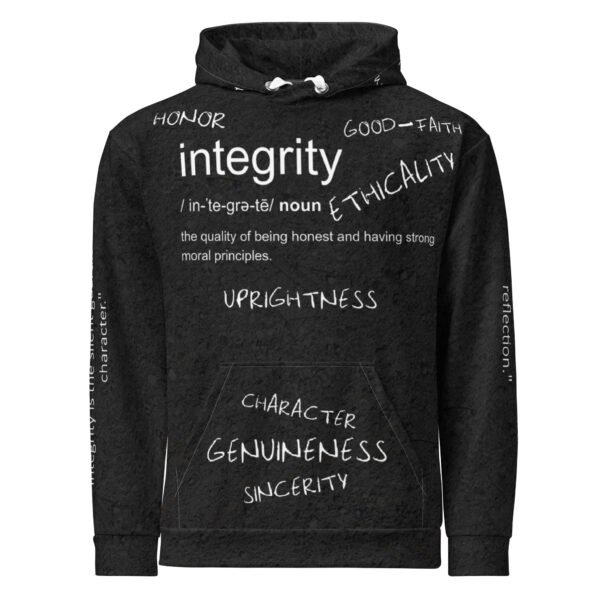 all-over-print-recycled-unisex-hoodie-white-front-6775c1bde38d1.jpg POWER OF WORDS Meaning of Integrity Hoodie