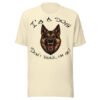 German Shepherd Dog Lover T-Shirt – "I'm a dog! Don't bark on me!" Bold K9 Guard Dog Graphic Tee for Dog Lovers