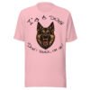 German Shepherd Dog Lover T-Shirt – "I'm a dog! Don't bark on me!" Bold K9 Guard Dog Graphic Tee for Dog Lovers