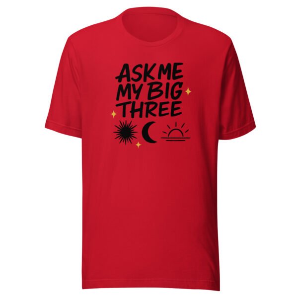 Ask Me My Big Three Astrology T-Shirt