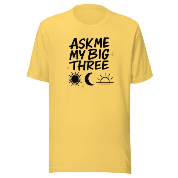 Ask Me My Big Three Astrology T-Shirt