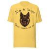 German Shepherd Dog Lover T-Shirt – "I'm a dog! Don't bark on me!" Bold K9 Guard Dog Graphic Tee for Dog Lovers
