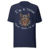 Doberman Pinscher Dog Lover T-Shirt – "I'm a dog! Don't bark on me!" Fierce Guard Dog Graphic Tee for Dog Lovers