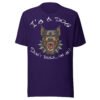 Doberman Pinscher Dog Lover T-Shirt – "I'm a dog! Don't bark on me!" Fierce Guard Dog Graphic Tee for Dog Lovers