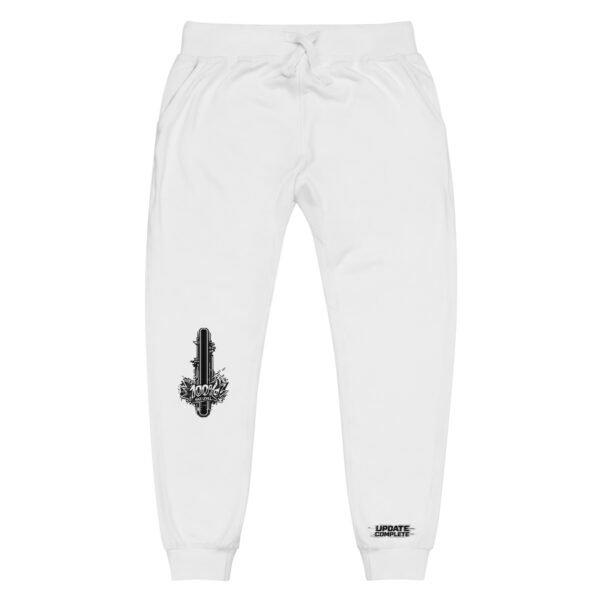 Patch Notes White/Black Sweatpants