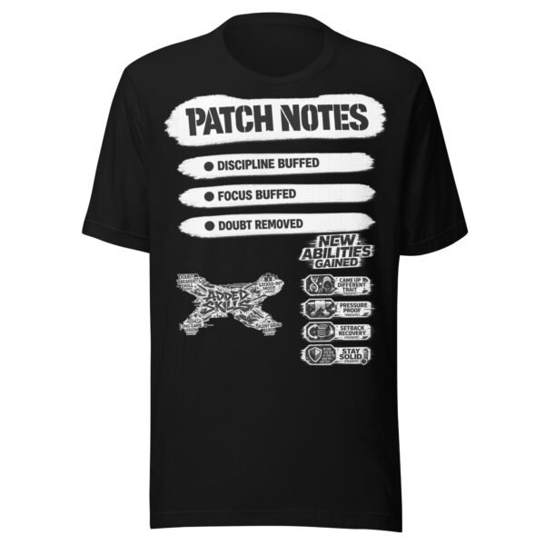Patch Notes White/Black T-Shirt
