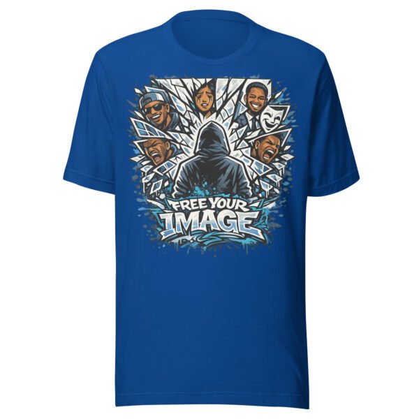 Free Your Image Graphic Blue/White T-Shirt