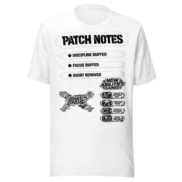Patch Notes White/Black T-Shirt