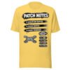 Patch Notes Black/White T-Shirt