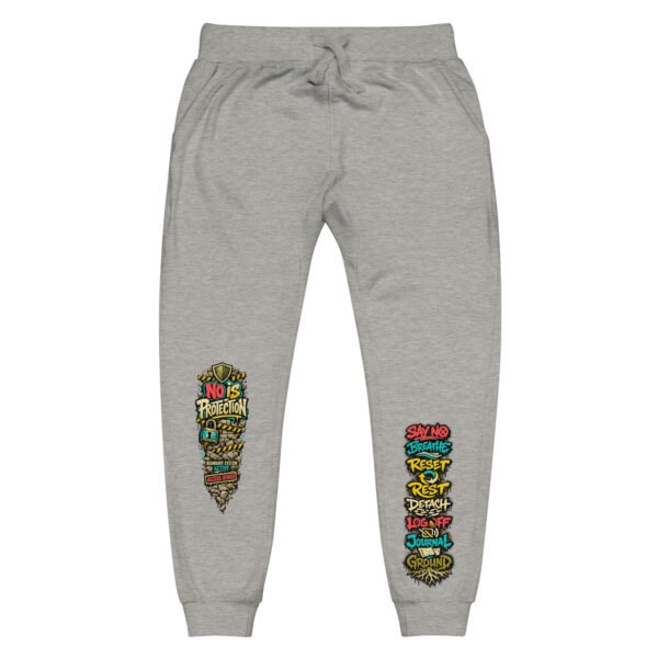 unisex-fleece-sweatpants-carbon-grey-front-6a0a7ed78eff3.jpg Protect Your Peace Sweatpants