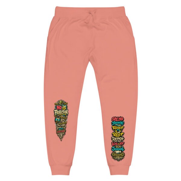 unisex-fleece-sweatpants-dusty-rose-front-6a0a7ed78b99f.jpg Protect Your Peace Sweatpants