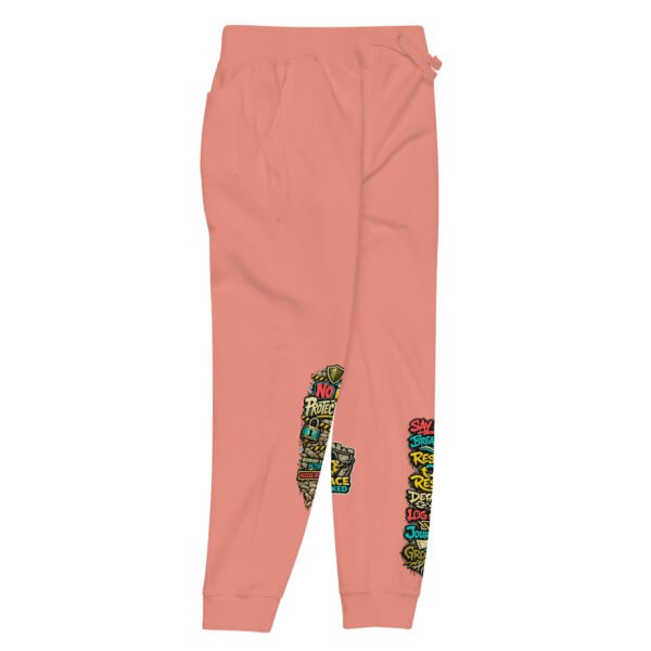 unisex-fleece-sweatpants-dusty-rose-front-right-6a0a7ed78e120.jpg Protect Your Peace Sweatpants