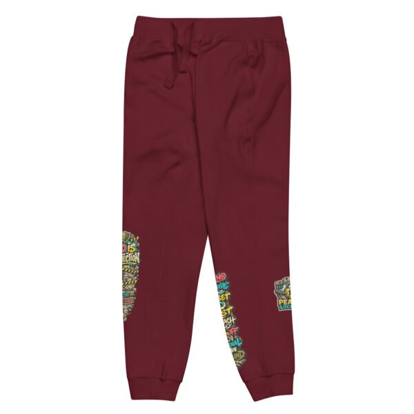 unisex-fleece-sweatpants-maroon-front-left-6a0a7ed784365.jpg Protect Your Peace Sweatpants