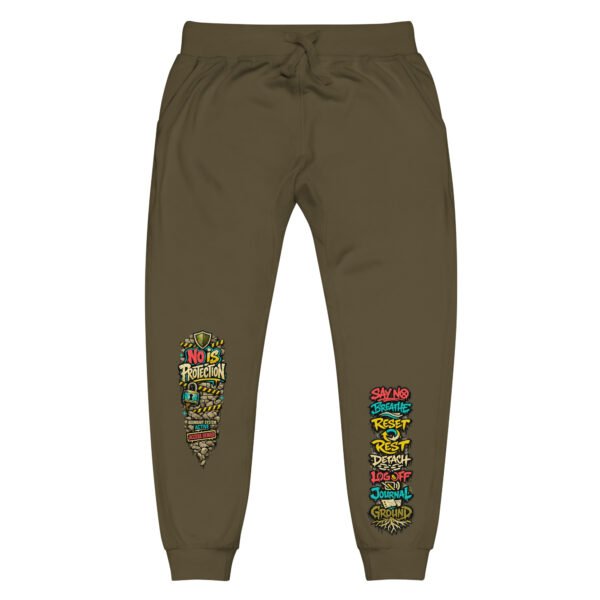 unisex-fleece-sweatpants-military-green-front-6a0a7ed788b8b.jpg Protect Your Peace Sweatpants