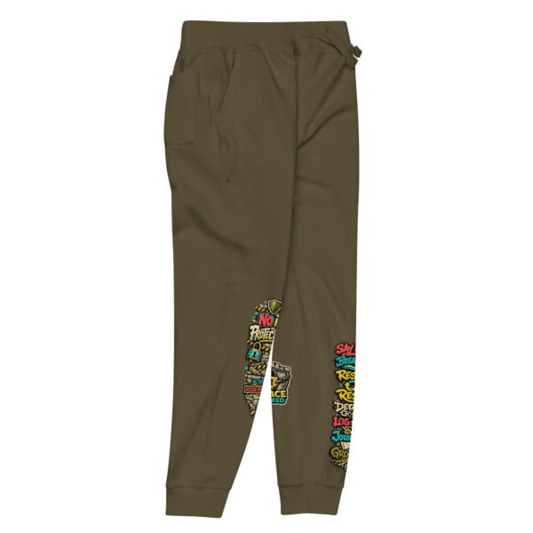unisex-fleece-sweatpants-military-green-front-right-6a0a7ed78ac8a.jpg Protect Your Peace Sweatpants
