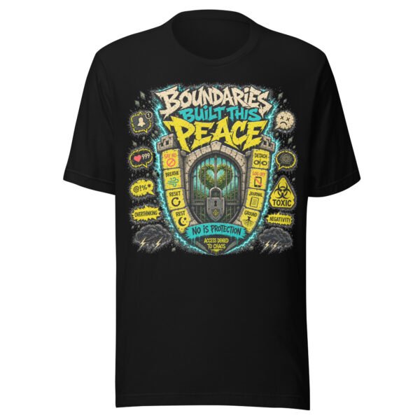 unisex-staple-t-shirt-black-front-6a0a7e1daf918.jpg Protect Your Peace T-Shirt