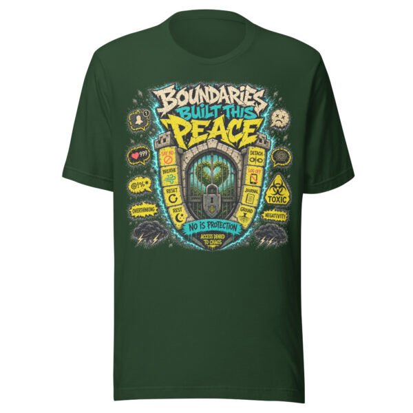 unisex-staple-t-shirt-forest-front-6a0a7e1dbe61d.jpg Protect Your Peace T-Shirt