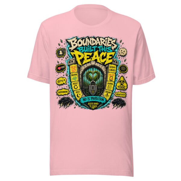 unisex-staple-t-shirt-pink-front-6a0a7e1dedc89.jpg Protect Your Peace T-Shirt