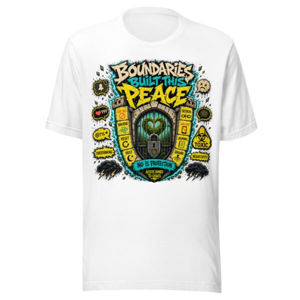 unisex-staple-t-shirt-white-front-6a0a7e1e5e184.jpg Protect Your Peace T-Shirt